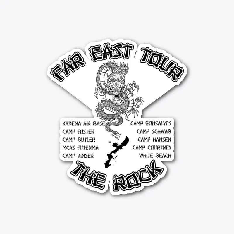 Far East Tour Okinawa Rock Bases Design