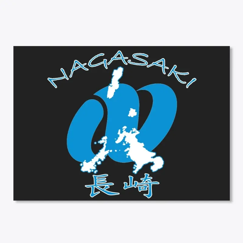 Flag of Nagasaki + Map